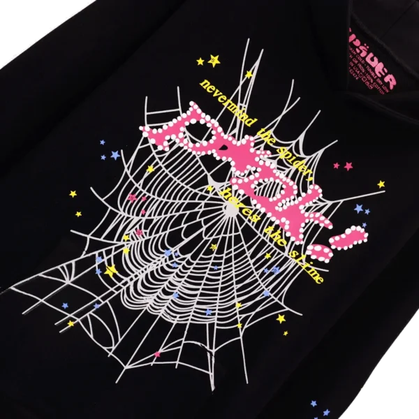 Spider P*NK Sweatsuit Black