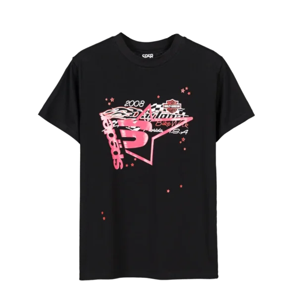 T-Shirt Motocross Black - Bold Streetwear with an Edge