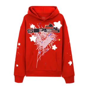 Spider SP5 Red Hoodie - Bold Streetwear with Iconic Appeal