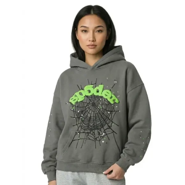 Spider OG Web Hoodie Slate Grey