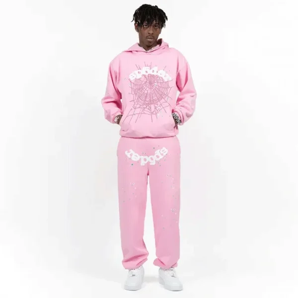 Spider OG Web Hoodie Pink