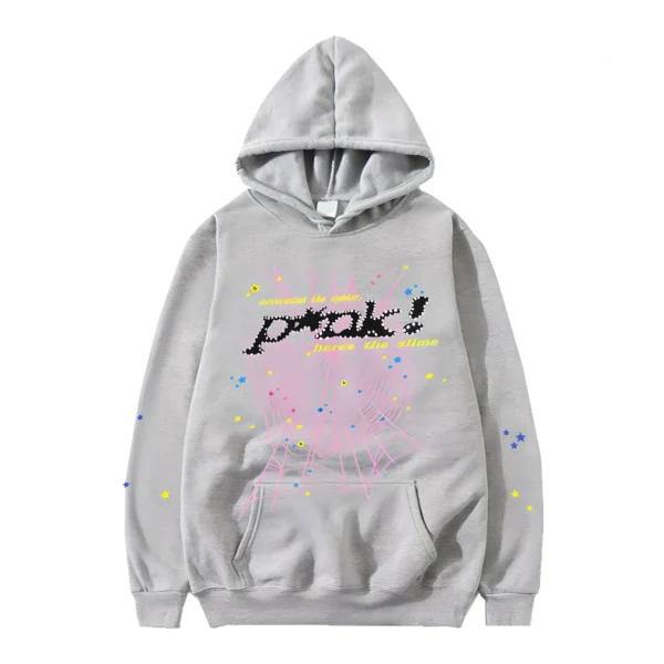 Spider Spider Hoodie Grey Man