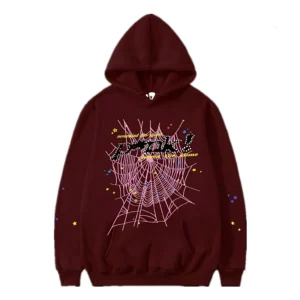 Spider PNK Hoodie Red