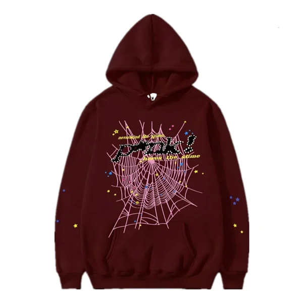 Spider PNK Hoodie Red